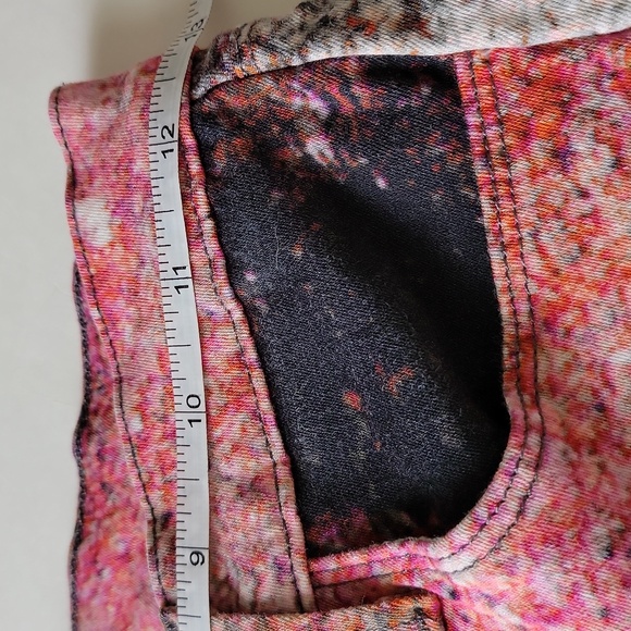 J Brand Super Skinny Slim Fit Supernova Multicolor Patterned Jeans 25 - Picture 10 of 14